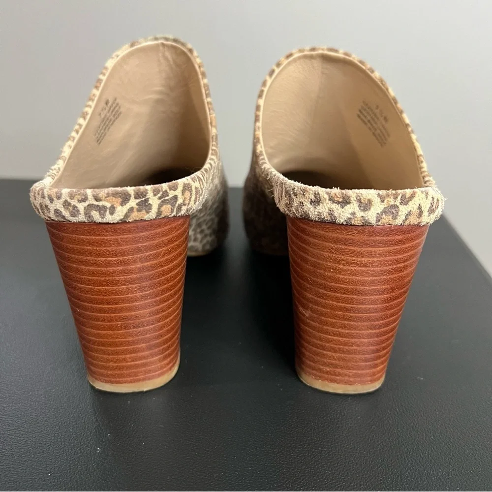 ABLE Rojas Mules Leopard Print Size 7 1/2 - Picture 8 of 8
